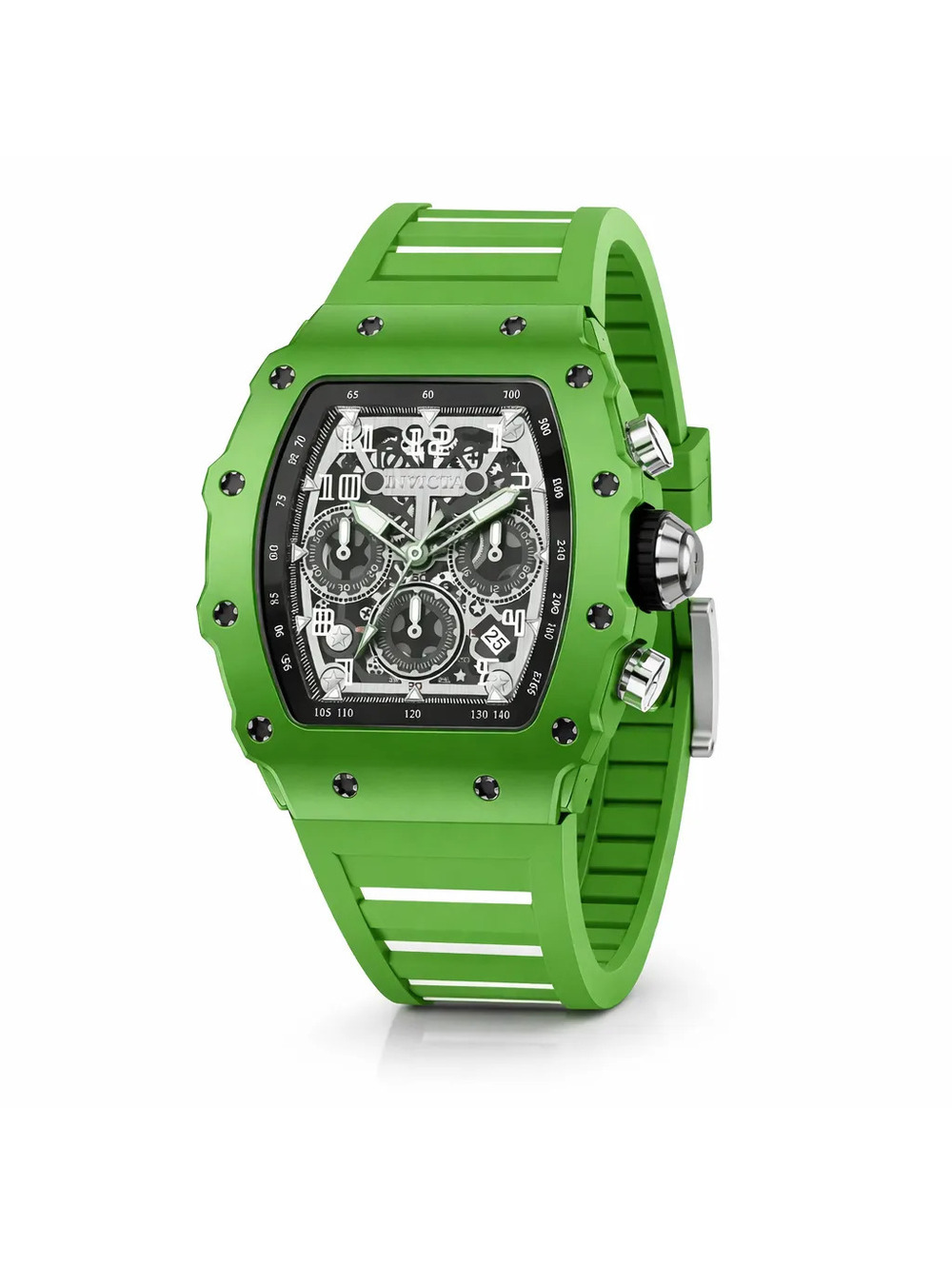 Invicta Racing Las Iguanas - Nitro Gen Men's Watch 43mm, Green (69705)